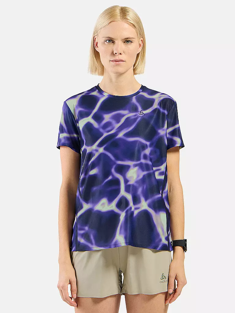 ODLO | Camiseta de running para mujer Zeroweight Chill-Tec Print |