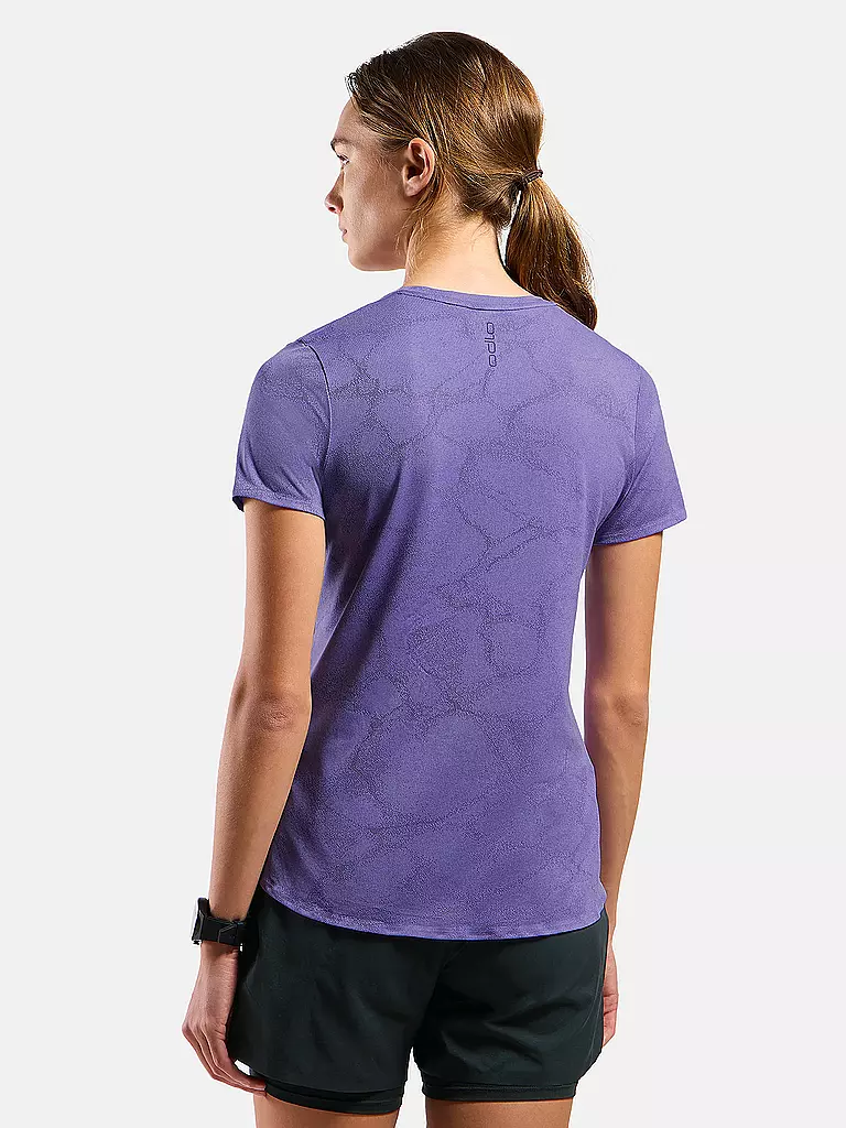 ODLO | Camiseta de running para mujer Zeroweight Engineered Chill-Tec | Lila