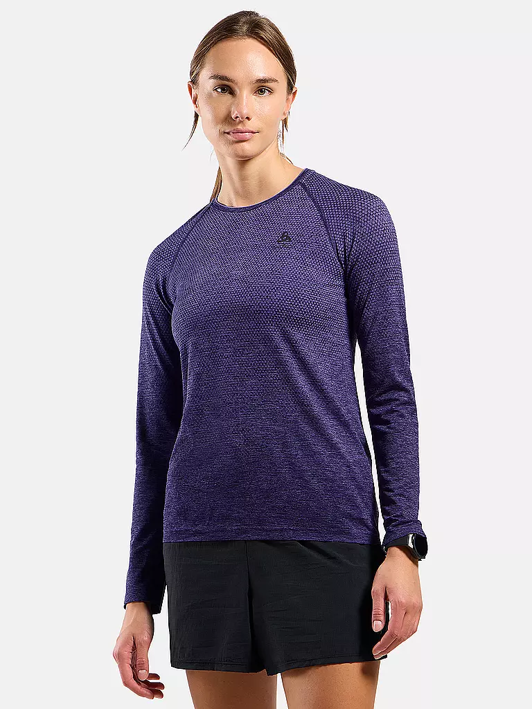 ODLO | Camiseta de running sin costuras Essentials para mujer | Lila