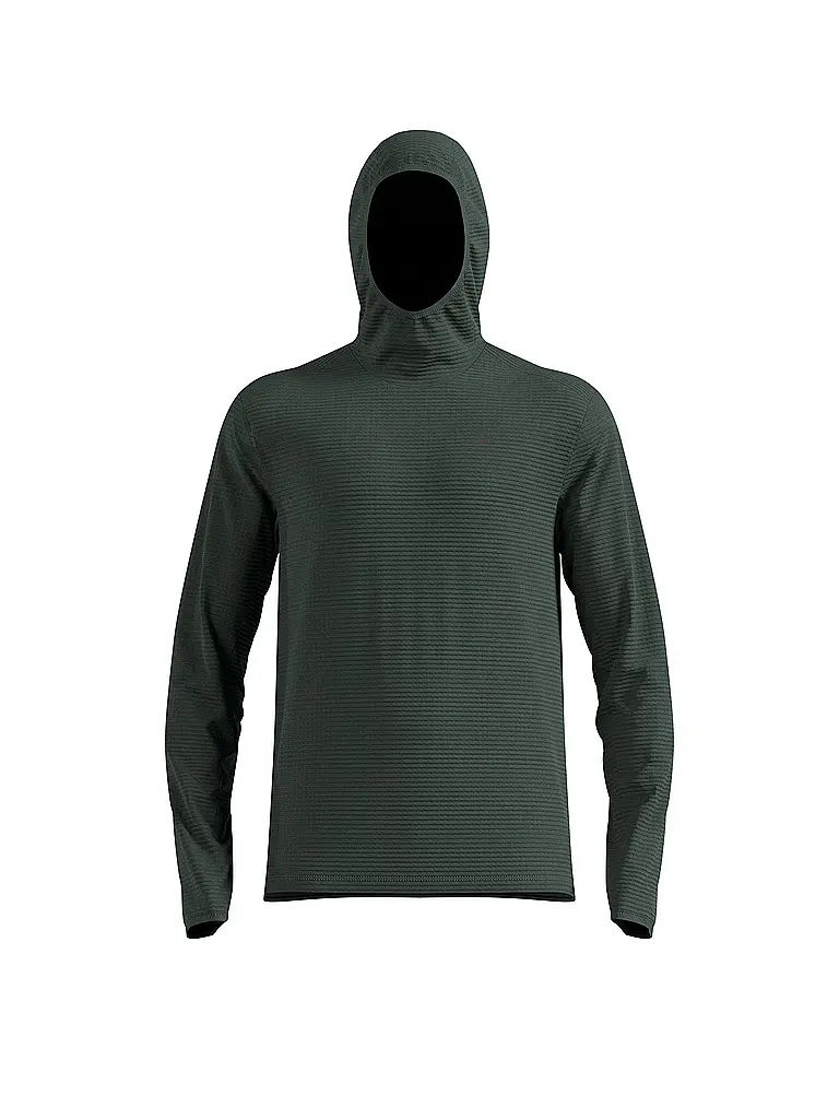 ODLO | Camiseta de running térmica Essential para hombre | Verde oscuro