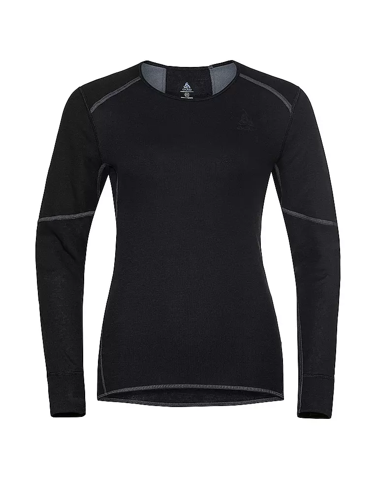 ODLO | Camiseta funcional de mujer ACTIVE X-WARM ECO Base Layer | Negro