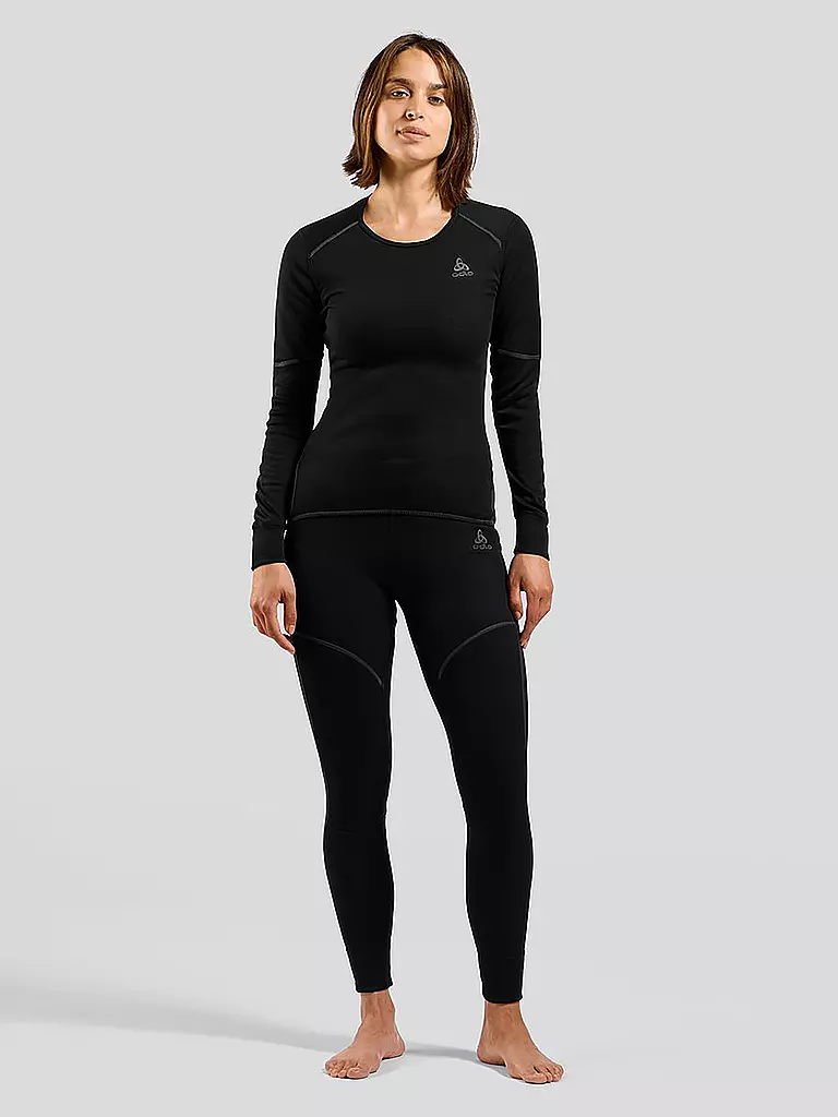 ODLO | Camiseta funcional de mujer ACTIVE X-WARM ECO Base Layer | Negro