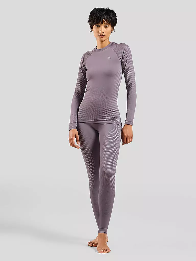 ODLO | Camiseta funcional de mujer WARM ECO Baselayer | Gris