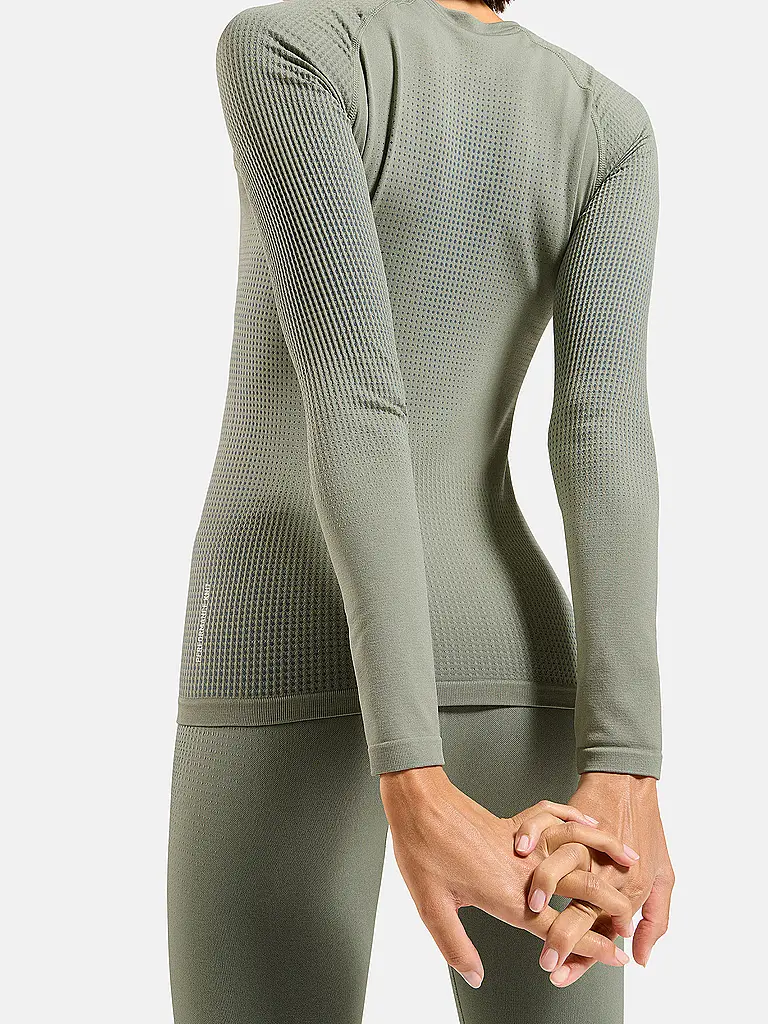 ODLO | Camiseta funcional de mujer WARM ECO Baselayer | Gris