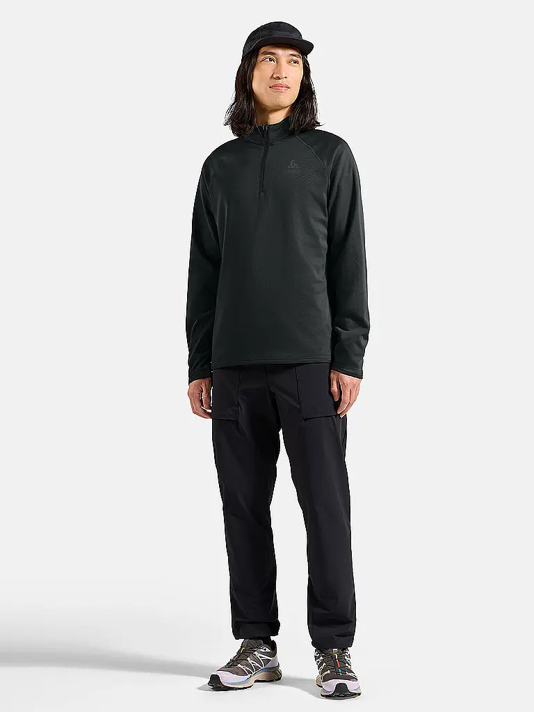 ODLO | Camiseta interior con cremallera Besso para hombre | Negro