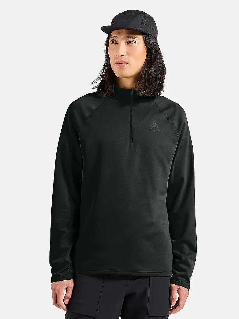 ODLO | Camiseta interior con cremallera Besso para hombre | Negro