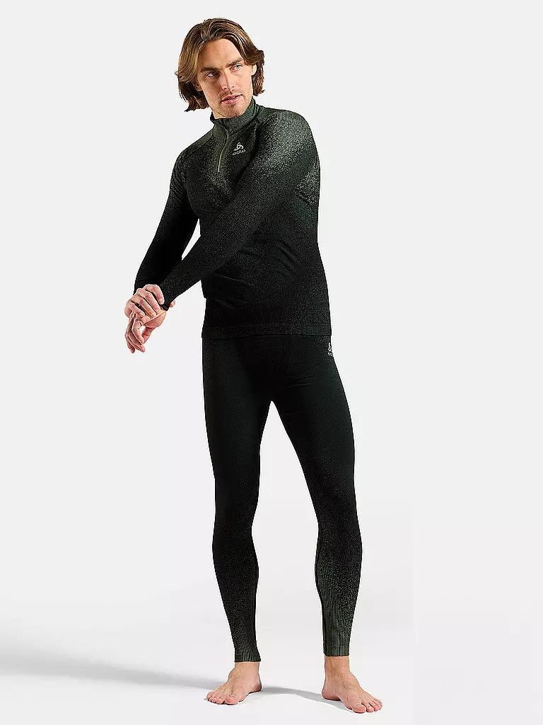 ODLO | Camiseta interior con cremallera Blackcomb para hombre | Negro