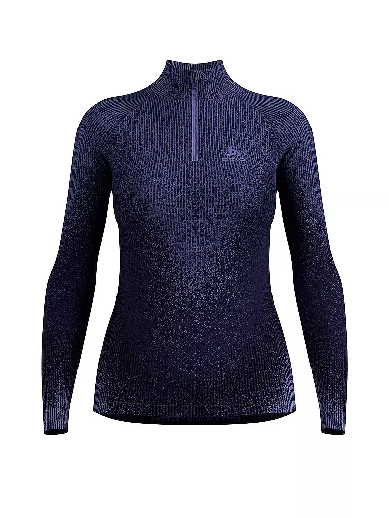ODLO | Camiseta interior con cremallera Blackcomb para mujer | Lila