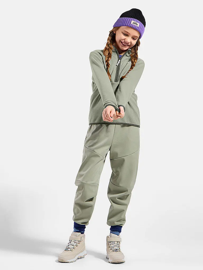 ODLO | Camiseta interior con cremallera de forro polar Classic para niños | Gris