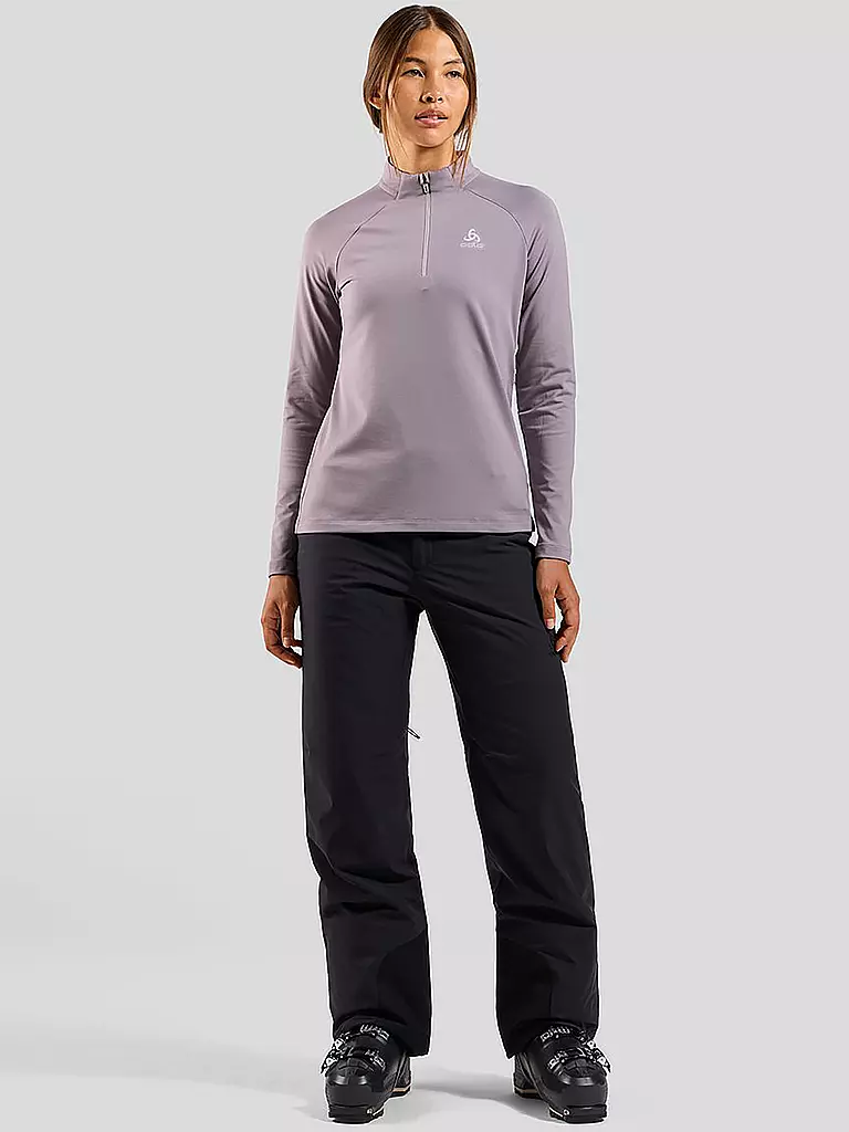 ODLO | Camiseta interior con cremallera Essential Light para mujer | Gris