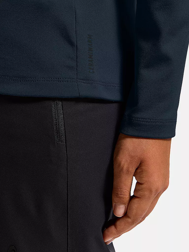 ODLO | Camiseta interior con cremallera Essential Light para mujer | Azul oscuro