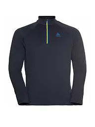 ODLO | Camiseta interior con cremallera Besso para hombre | Azul oscuro