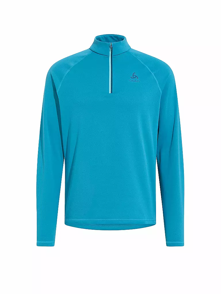 ODLO | Camiseta interior con cremallera para hombre Besso Mid Layer | Petróleo