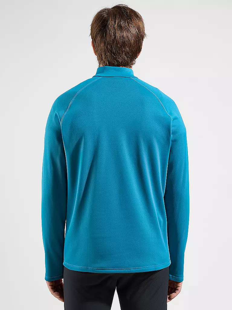 ODLO | Camiseta interior con cremallera para hombre Besso Mid Layer | Petróleo