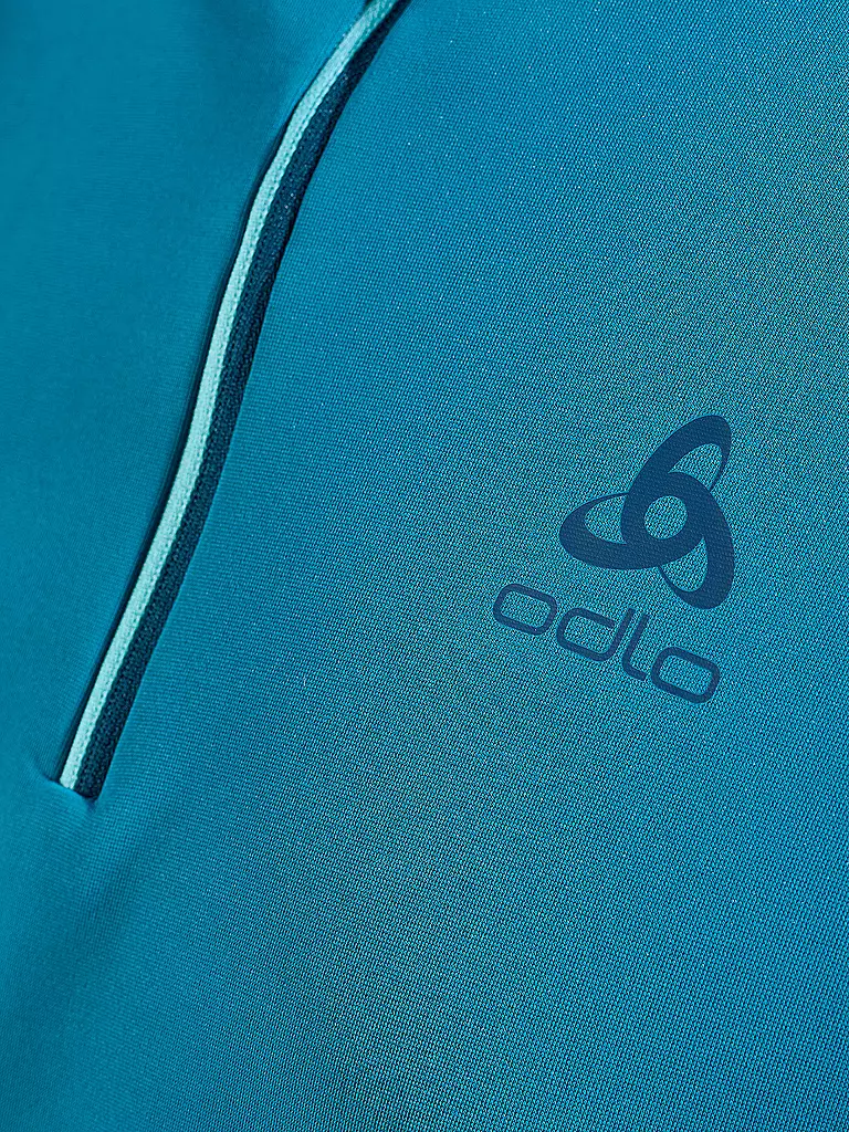 ODLO | Camiseta interior con cremallera para hombre Besso Mid Layer | Petróleo