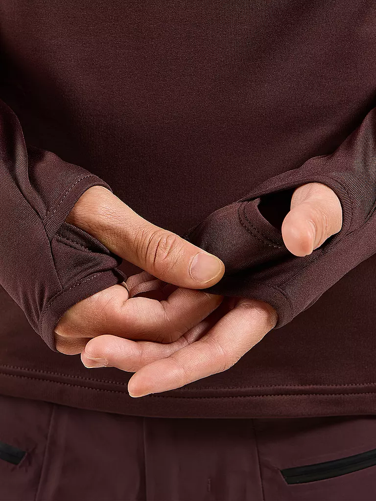 ODLO | Camiseta interior con cremallera para hombre Descent Ceramiwarm |