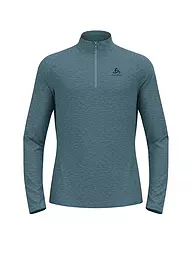 ODLO | Camiseta interior con cremallera para hombre Essentials Ceramiwarm | Azul