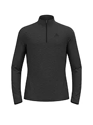 ODLO | Camiseta interior con cremallera para hombre Essentials Ceramiwarm | Negro