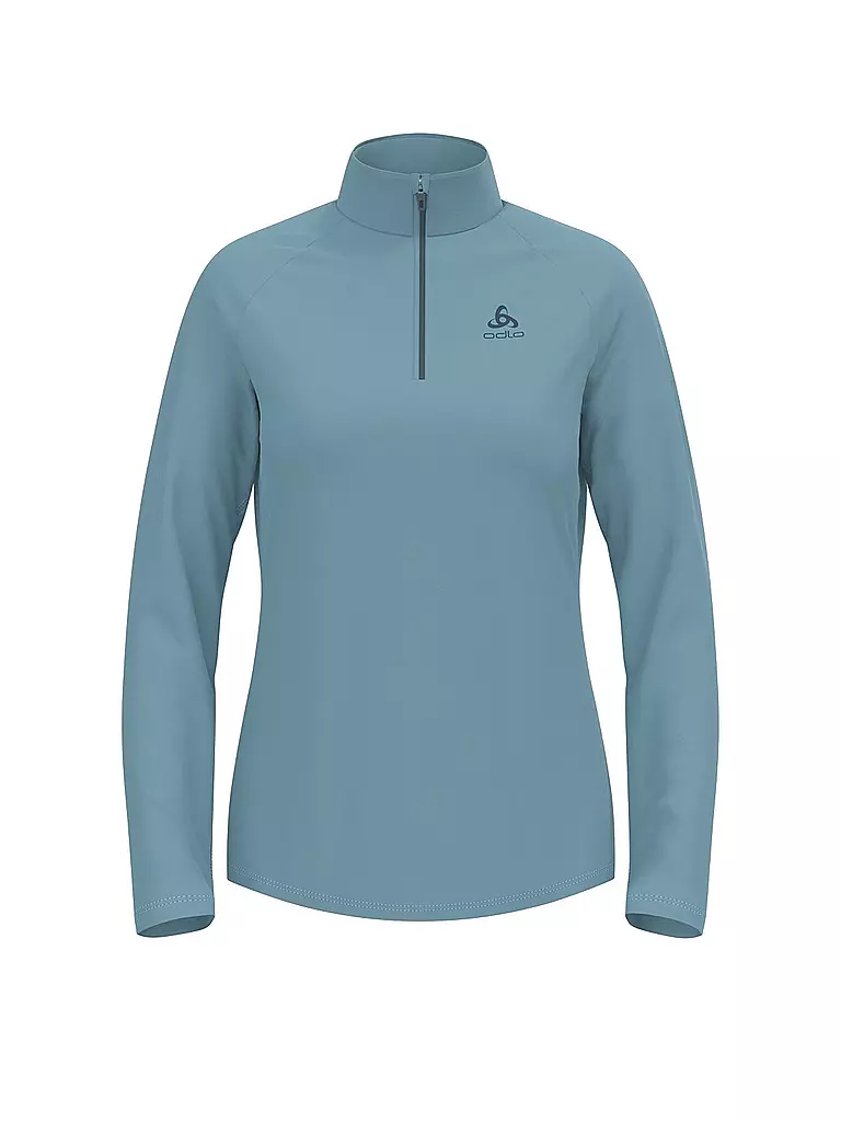 ODLO | Camiseta interior con cremallera para mujer Besso Mid Layer | Azul