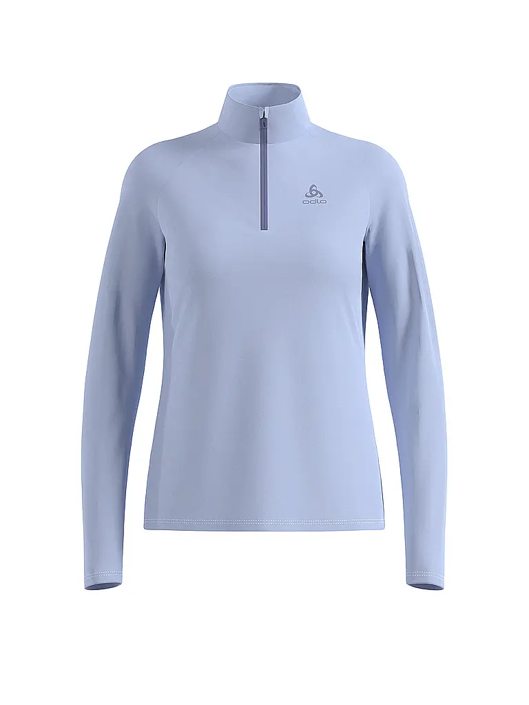 ODLO | Camiseta interior con cremallera para mujer Besso Mid Layer | Azul claro