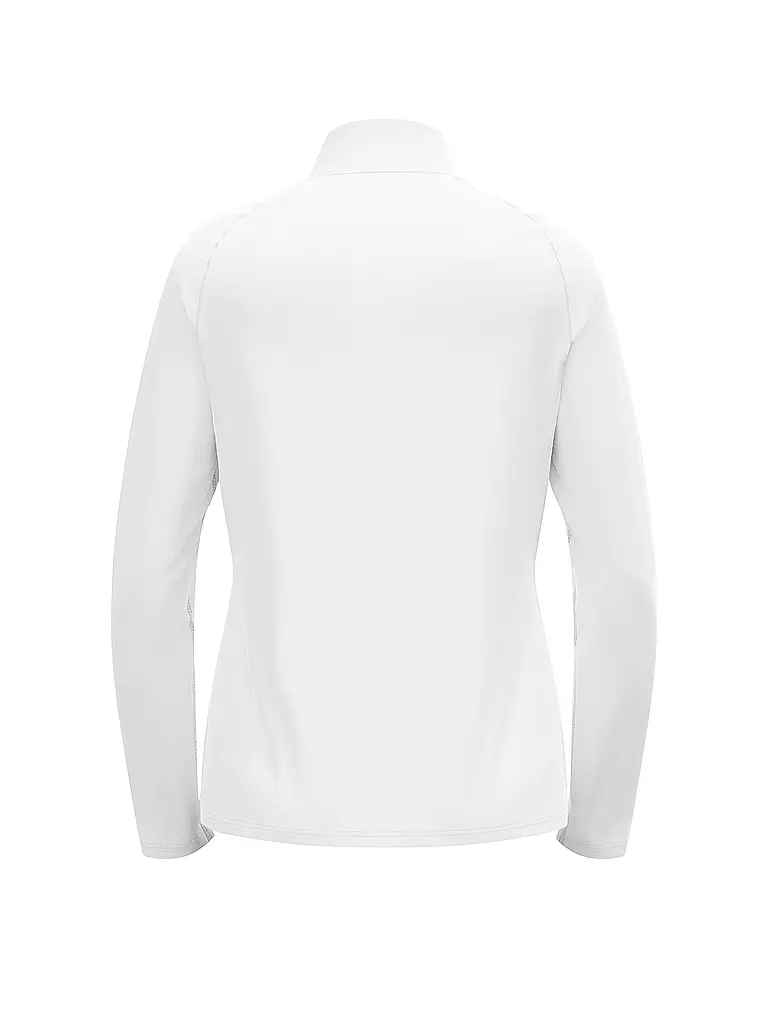 ODLO | Camiseta interior con cremallera para mujer Besso Mid Layer | Blanco