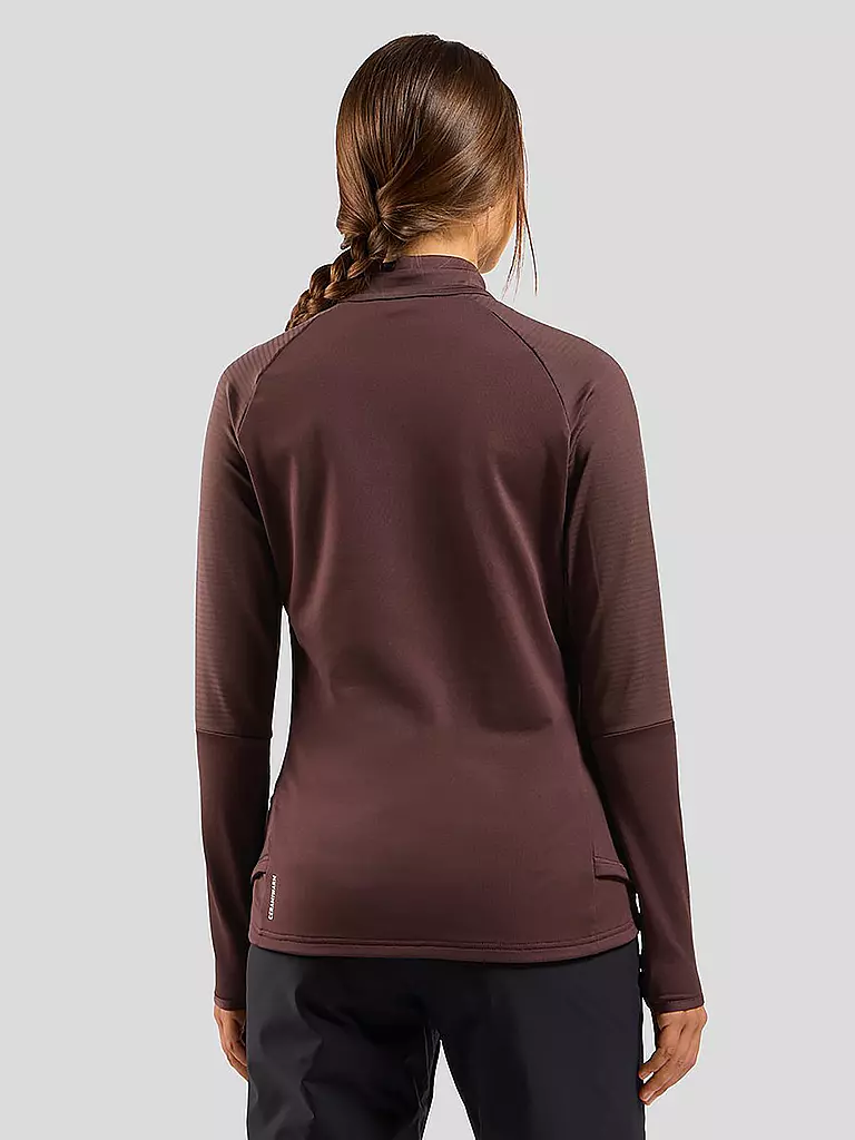 ODLO | Camiseta interior con cremallera para mujer Descent Ceramiwarm |