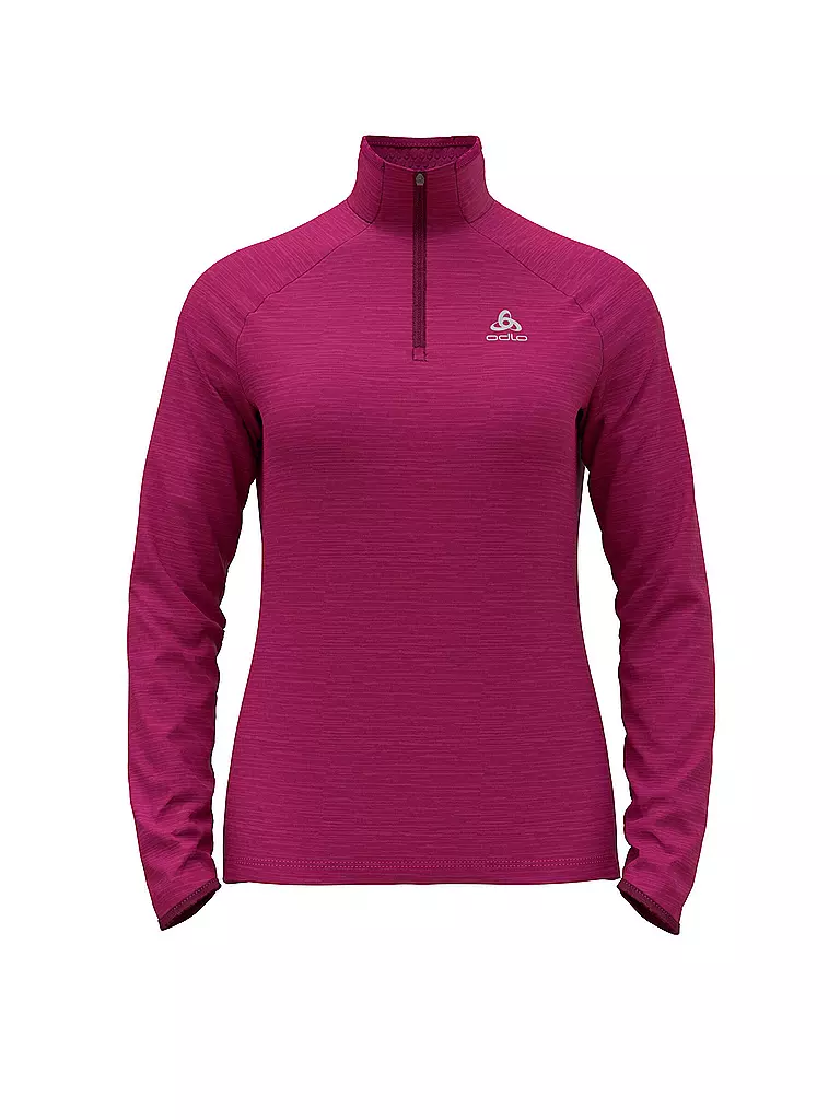 ODLO | Camiseta interior con cremallera para mujer Run Easy Mid Layer | Baya
