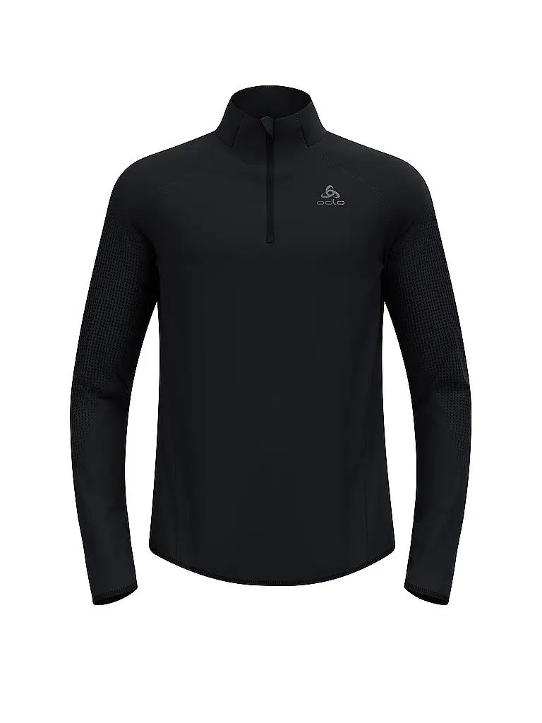 ODLO | Camiseta interior con cremallera para mujer Zeroweight Warm | Negro