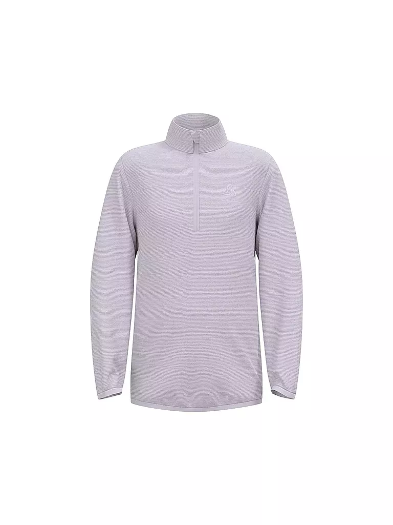 ODLO | Camiseta interior con cremallera para niños Roy Kids Stripe | Lila