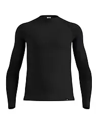 ODLO | Camiseta interior de hombre Natural Merino 260 con media cremallera | Negro