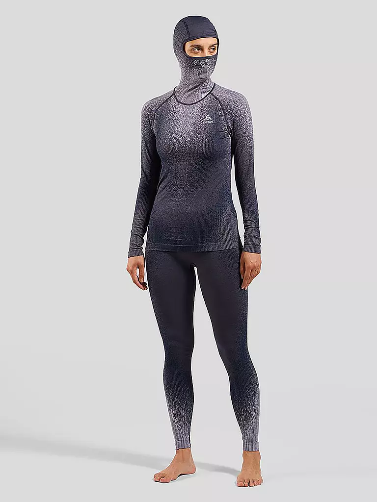 ODLO | Camiseta interior de mujer con protección facial | Gris
