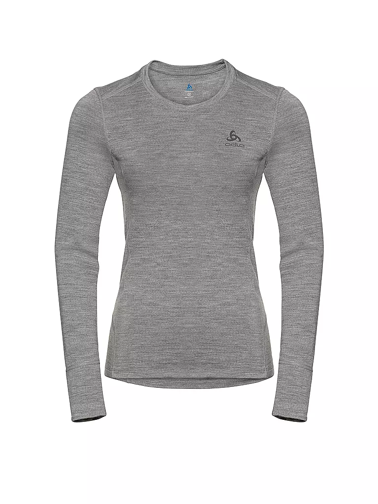 ODLO | Camiseta interior de mujer Natural 100% Merino Warm | Gris