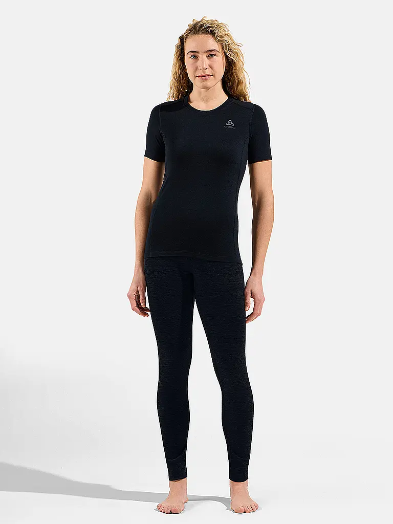 ODLO | Camiseta interior de mujer Natural Merino 200 | Negro