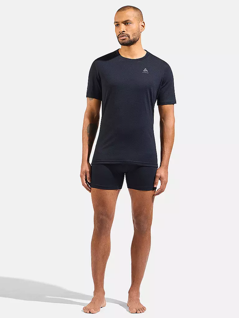 ODLO | Camiseta interior funcional de hombre Natural Merino 160 | Negro