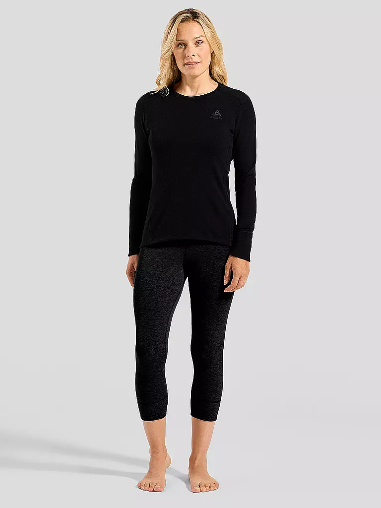 ODLO | Camiseta interior funcional de mujer Natural Merino 260 | Negro