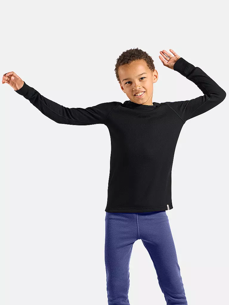 ODLO | Camiseta interior infantil Active Warm | Negro