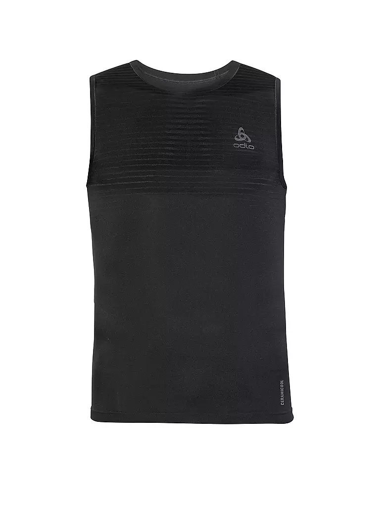ODLO | Camiseta interior sin mangas para hombre Performance X-Light Base Layer | Negro