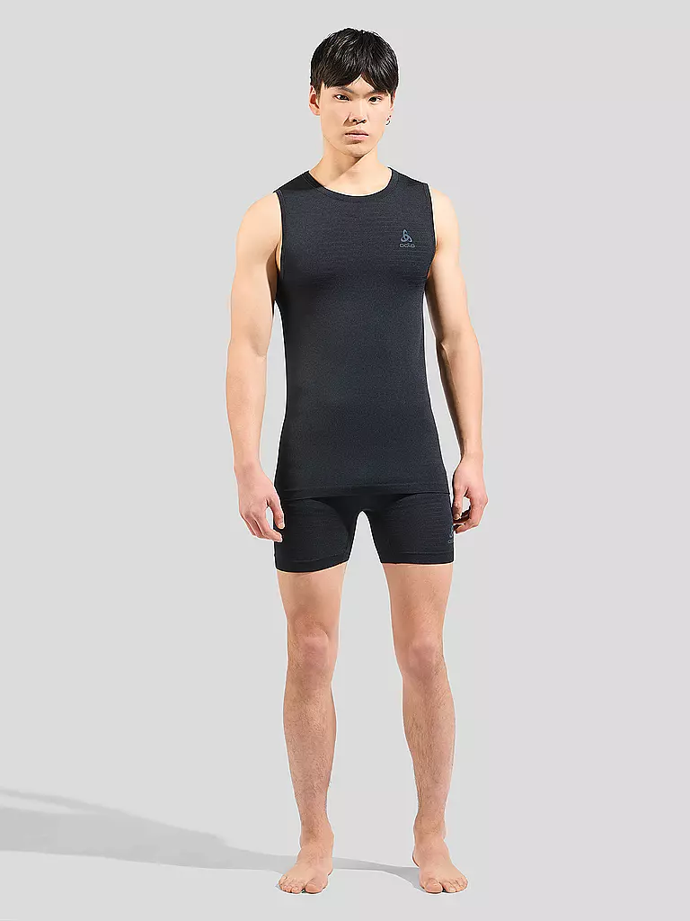 ODLO | Camiseta interior sin mangas para hombre Performance X-Light Base Layer | Negro