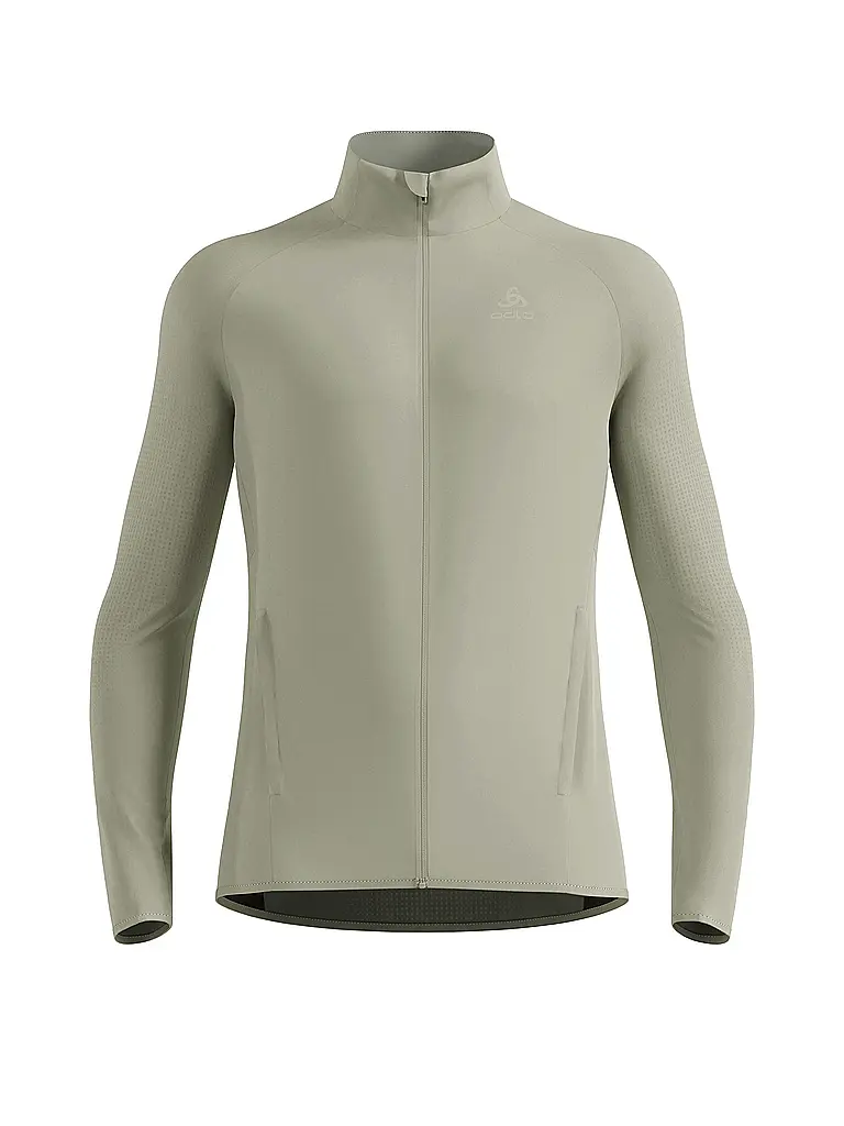 ODLO | Chaqueta de running para hombre Zeroweight Warm Hybrid | Oliva