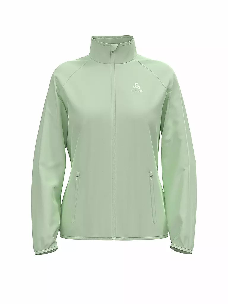 ODLO | Chaqueta de running para mujer Essential Light | Verde claro