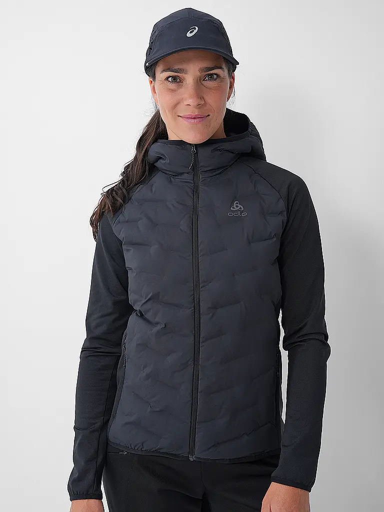 ODLO | Chaqueta de running para mujer Zeroweight Insulator Hybrid Hoodie |
