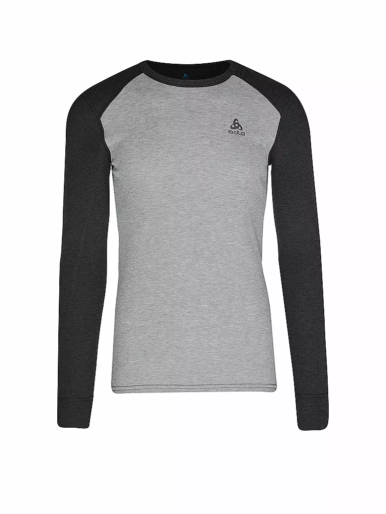 ODLO | Conjunto de ropa interior funcional para hombre ACTIVE WARM ECO Base Layer | Gris