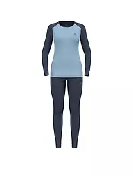 ODLO | Conjunto de ropa interior funcional para mujer ACTIVE WARM ECO | Azul