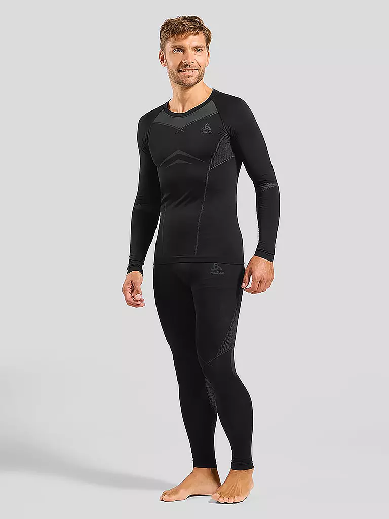 ODLO | Conjunto de ropa interior para hombre Fundamentals Performance Warm | Negro