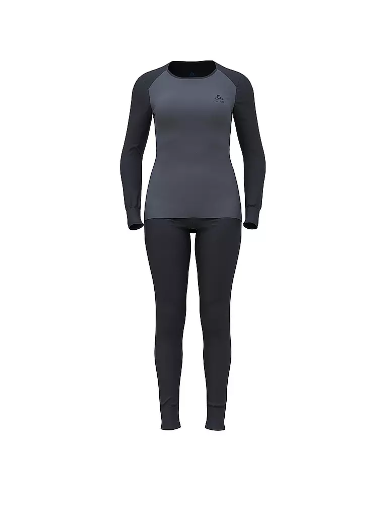 ODLO | Damen Funktionswäsche Set ACTIVE WARM ECO | Azul oscuro