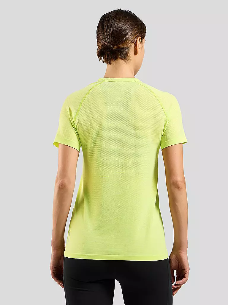 ODLO | Damen Laufshirt Essentials Seamless | Amarillo