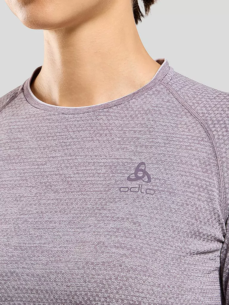 ODLO | Damen Laufshirt Essentials Seamless | Lila