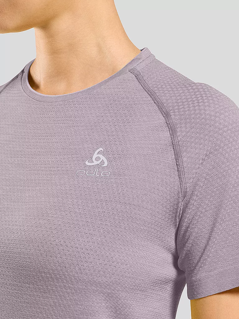 ODLO | Damen Laufshirt Essentials Seamless | Lila