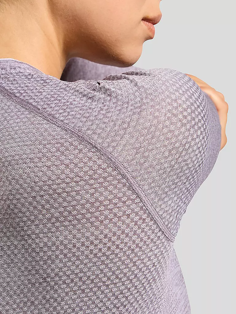 ODLO | Damen Laufshirt Essentials Seamless | Lila