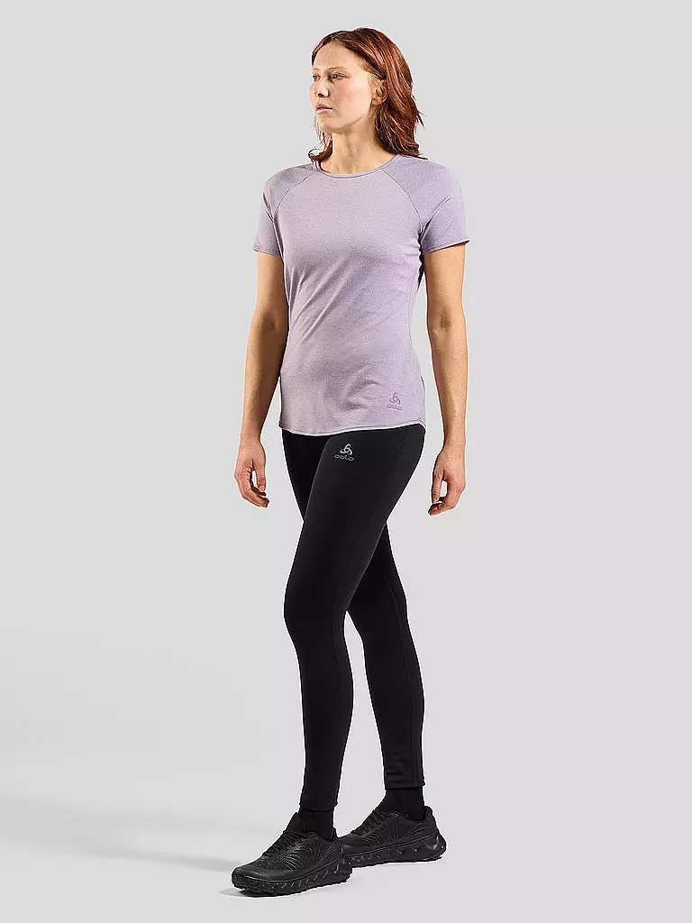 ODLO | Damen Lauftight Essentials Warm | Negro